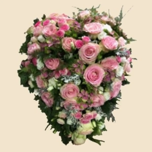 COEUR CHAMPETRE ET BLANC