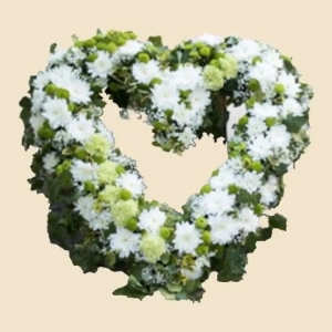 COEUR EVIDE BLANC