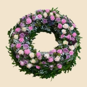 COURONNE A PLAT PASTEL SOUTENU