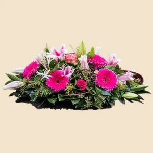 COUSSIN ROSE ET VIOLET