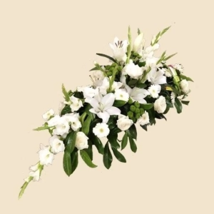 DESSUS DE CERCUEIL BLANC PUR