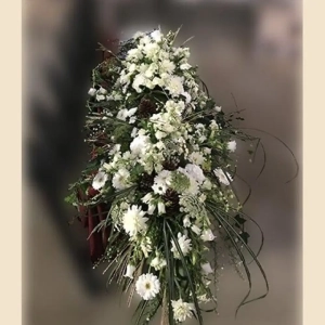 DESSUS DE CERCUEIL BLANC XXL