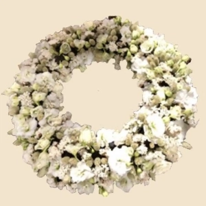 PETITE COURONNE A PLAT BLANCHE